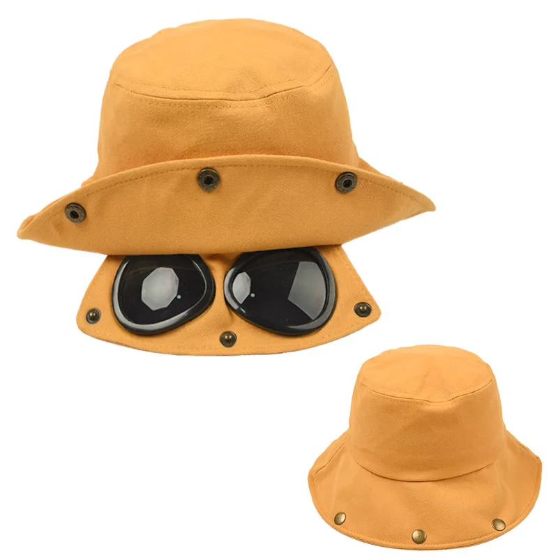 Авиаторские naočale ribarsko panama šešir proljeće-jesen panama sa sunčanim naočalama hip-hop naočale muškarci i žene 2021 Slika 4
