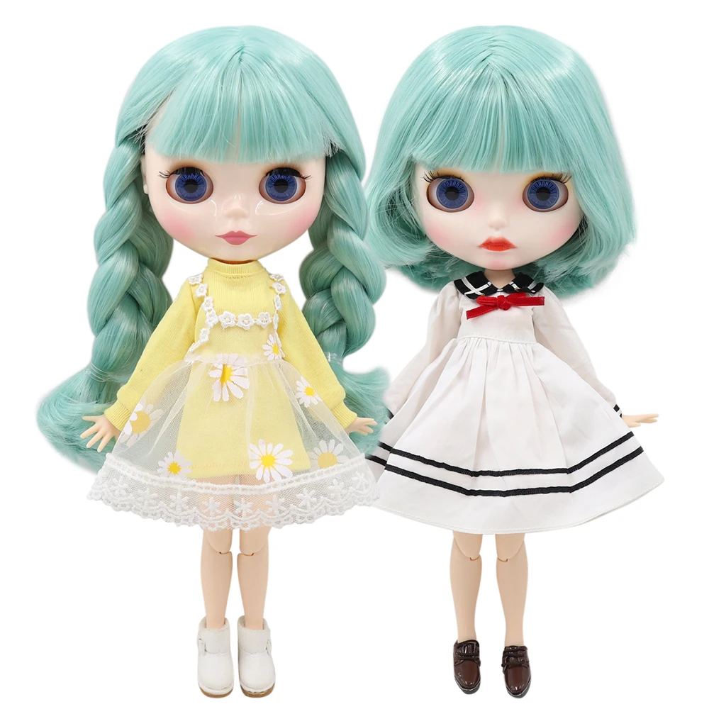 LEDENI lutka DBS Blyth 1/6 bjd bijela koža zajedničko tijelo mints kosa gol lutka 30 cm igračka poklon za djevojke BL4006 anime lutka poklon za djevojčice Slika 5