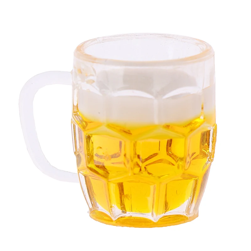 1 Šalica Minijaturne Čaše Piva Mini Namještaj od manekenske Pribor Pivo S Mjehurićima MINI Kuća Lutaka Pribor Slika 5