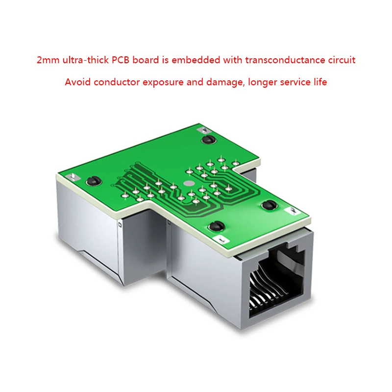 Od 1 do 2 Načina RJ45 Ethernet LAN Mrežni Razdjelnik Dvostruki Adapter Priključci Usb Priključak Produžni Adapter Штекерный Priključak za Adapter Slika 1