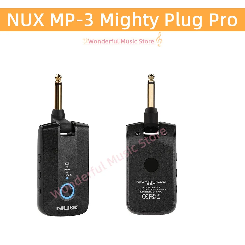 Pojačalo za slušalice NUX MP-3 Mighty Plug Pro za gitaru/bas, Različitih efekata, Simulacija pojačala, IRs Slika 3