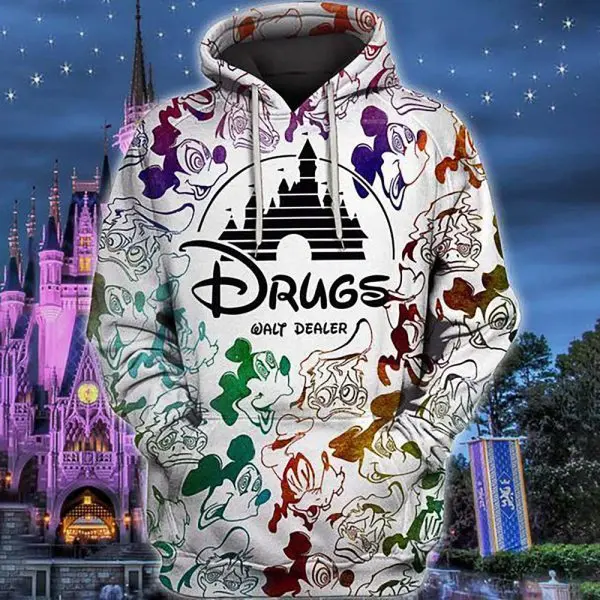 Droge Walt Trgovac Disney 3D Majica S Kapuljačom Za Muškarce i Za Žene Slika 0