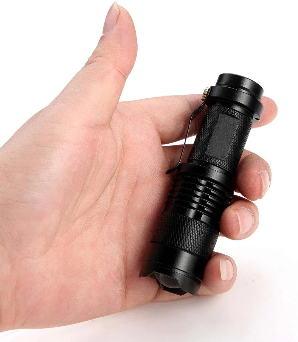Mini Ručni Svjetiljku 3 Način Rasvjete LED Tactical Q5 Svjetiljku AA Baterija Džepnu Svjetiljku Hitne Vanjski Kamp Alati Slika 0