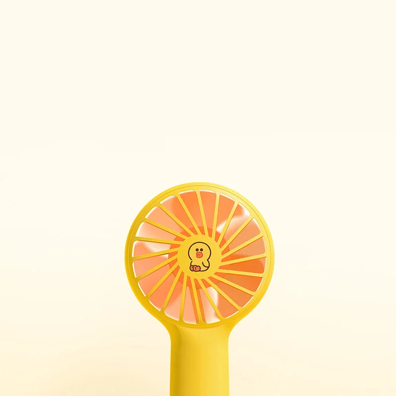 Linija Prijatelji Smeđa USB Ventilator Crtani Anime Konji Sally Slatka Prijenosni Mini Kawai Stolni Ukras Djeca Napredna Punjenje Mali Ventilator Slika 1