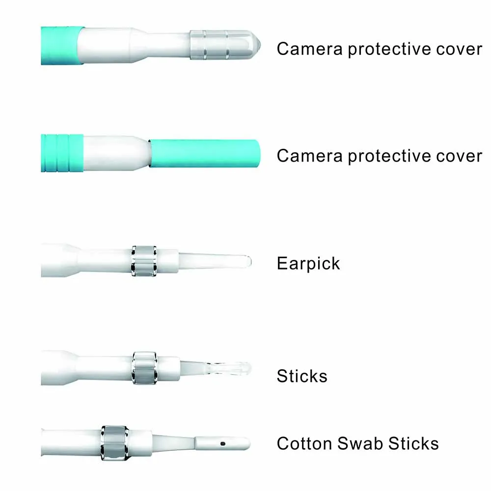 3 U 1 USB Vizualni Čistač za Čišćenje ušiju Endoskop 5,5 mm 1,3 MP Alat za uklanjanje ušni vosak Vizualni Uho žlica Uho coli Отоскоп Бороскоп Came I98 Slika 0