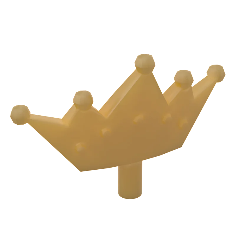 10шт MOC Dijelova 33322 Crown Tijara Kompatibilne Cigle DIY Assmble Gradivni Blokovi Čestice Dječji Puzzle Mozak Igračka Poklon Slika 1