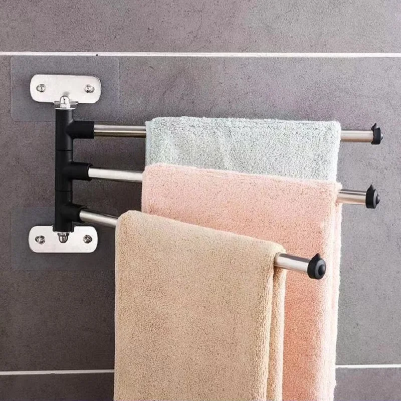 304 ručnika od nehrđajućeg čelika neperforirana za kupaonicu suđe za kuhanje / pokretna štap rotirajući ručnika Slika 0