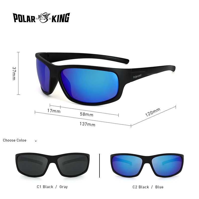 Polarking Brand Dizajn Nove Polarizirane Sunčane Naočale Gospodo Fleksibilne TPEE Materijal Muške sunčane naočale Sunčane Naočale Putovanja Ribolov Oculos Slika 1