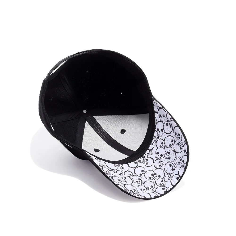 Dizajn brand Baseball Cap smiješno lubanju vez Cap muški hip-hop kape vezeni logotip godišnje šešir Sunca kape vozača kamiona za žene Slika 2
