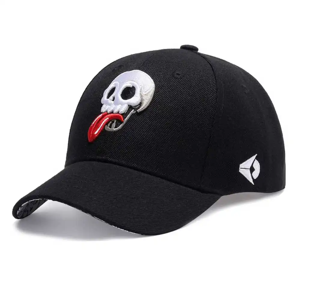 Dizajn brand Baseball Cap smiješno lubanju vez Cap muški hip-hop kape vezeni logotip godišnje šešir Sunca kape vozača kamiona za žene Slika 5