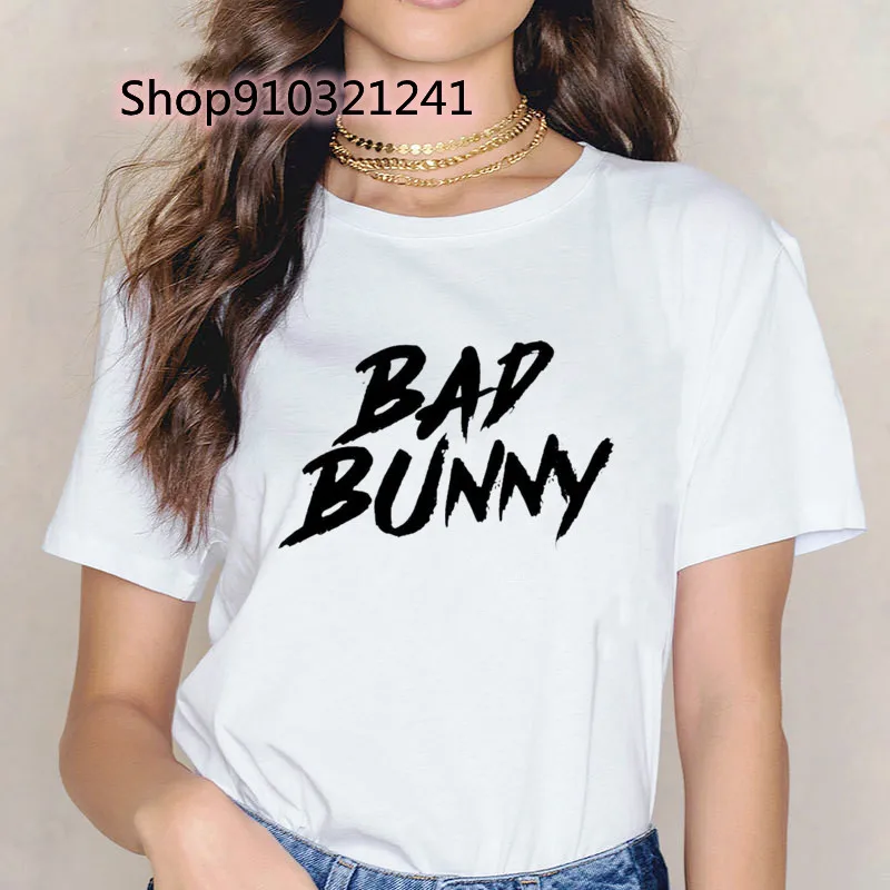 T-shirt Bad Bunny, Ženska t-Shirt S po cijeloj površini, Nove Ljetne Majice S Grafičkim Uzorkom, Slatka Majica Okruglog izreza i Kratkih Rukava, Zabavna Majica Sa Likovima iz Crtića, Majice, Odjeću Slika 2
