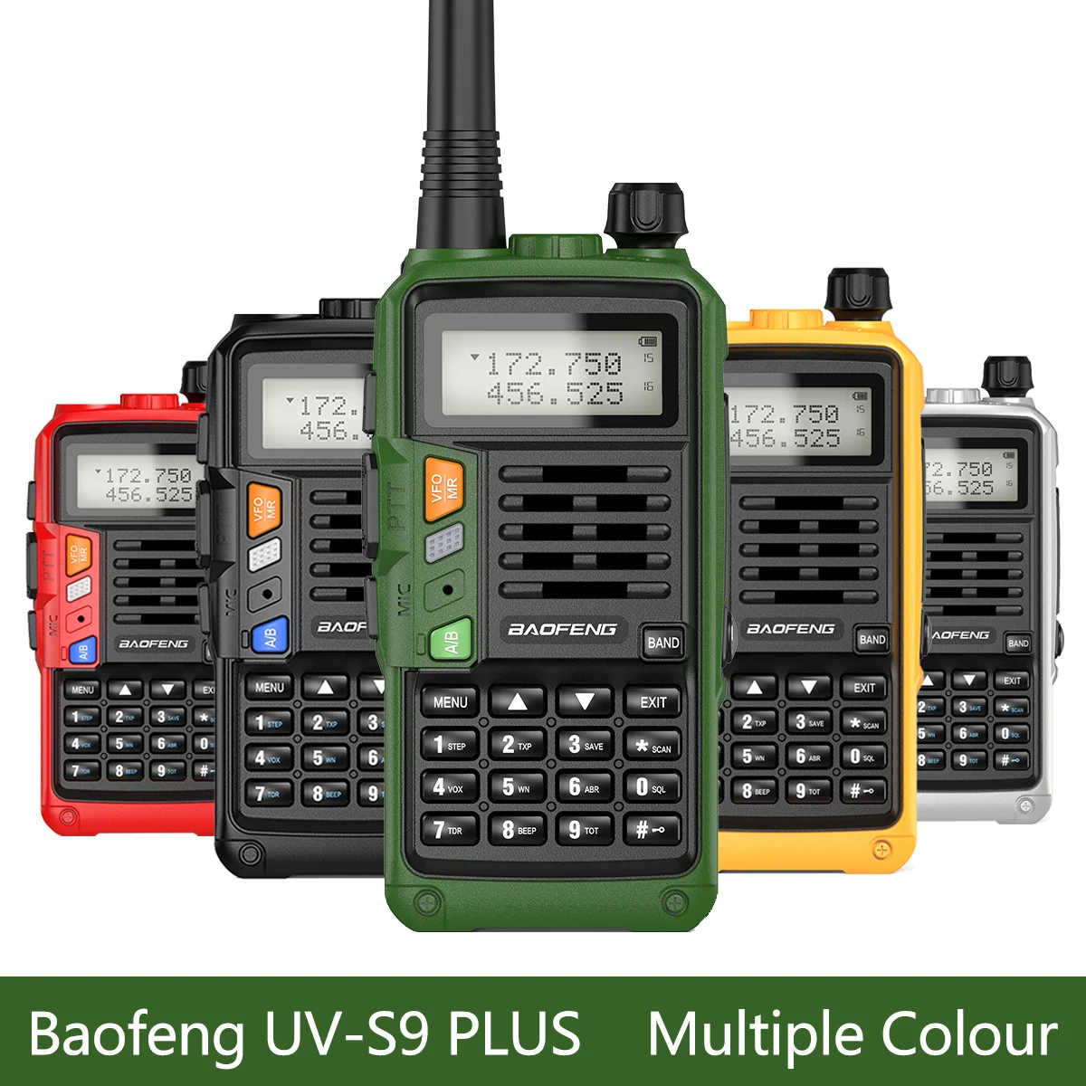 Besplatna dostava Prijenosni prijenosni radio BAOFENG UV-S9 Plus Snažni Prijenosni Transpondere sa Двухдиапазонным Двухдиапазонным radio Baofeng Dvosmjerni radio Slika 5