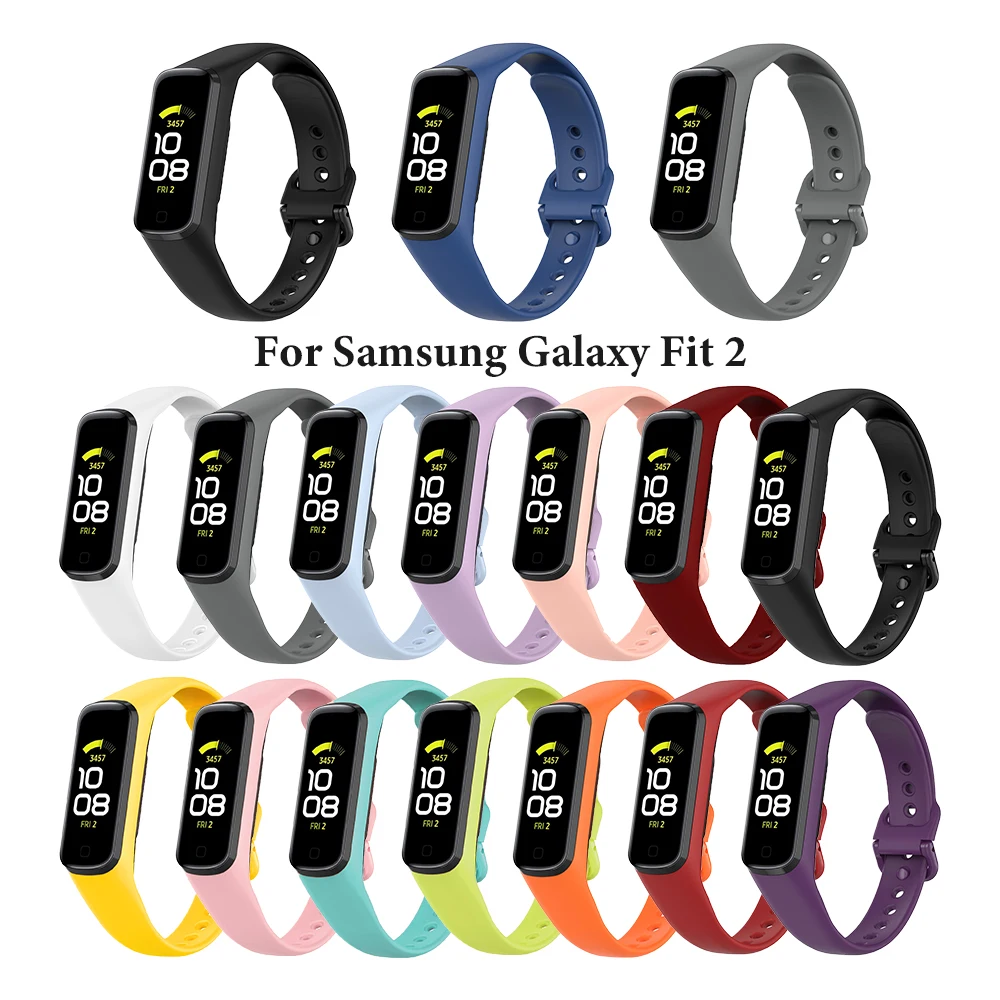 Silikon Sportski Remen Za Samsung Galaxy Fit 2 SM-R220, Međusobno Narukvica Za sat, Zamijeniti Remen Za Samsung Galaxy Fit 2 Correa Slika 2