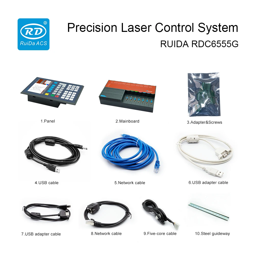 Ruida RDC6555G Прецизионная Laserski Sustav Upravljanja DSP Kontroler Sustava za Lasersko Rezanje i Graviranje CO2 RDC6555G Slika 4