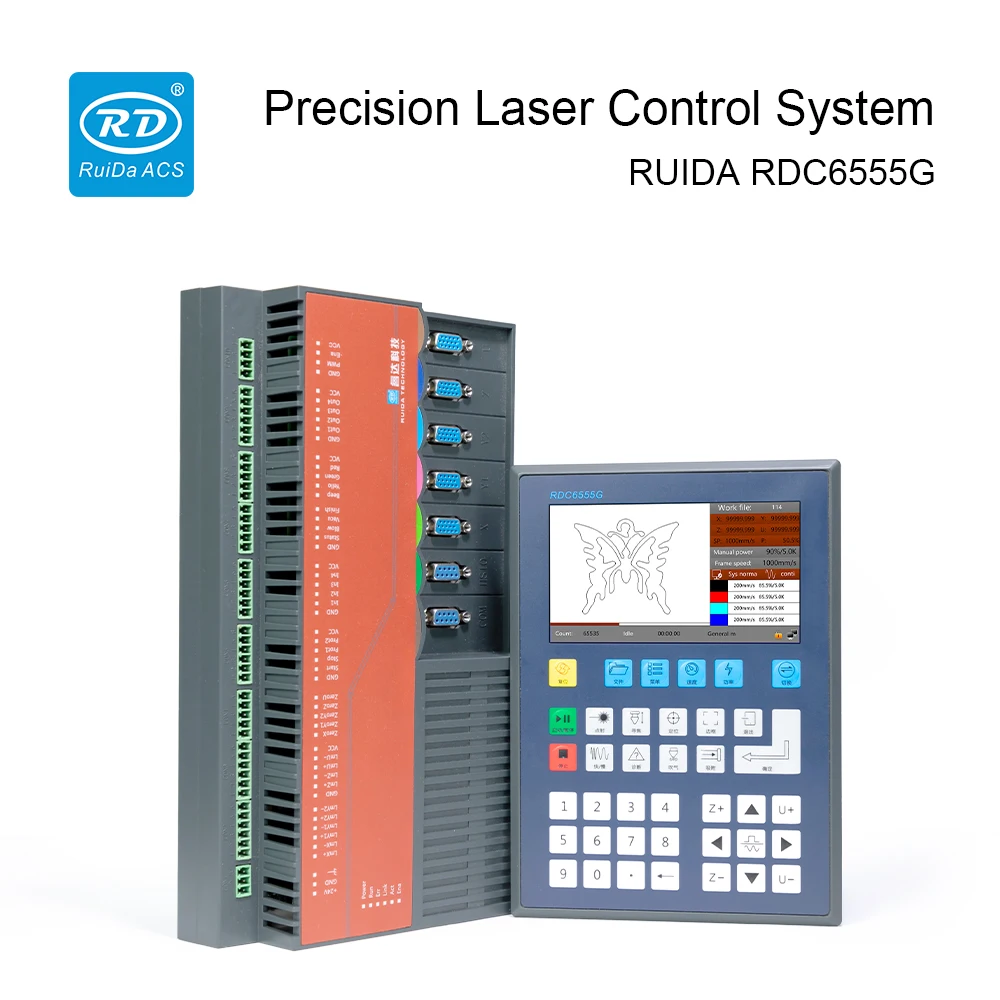 Ruida RDC6555G Прецизионная Laserski Sustav Upravljanja DSP Kontroler Sustava za Lasersko Rezanje i Graviranje CO2 RDC6555G Slika 5