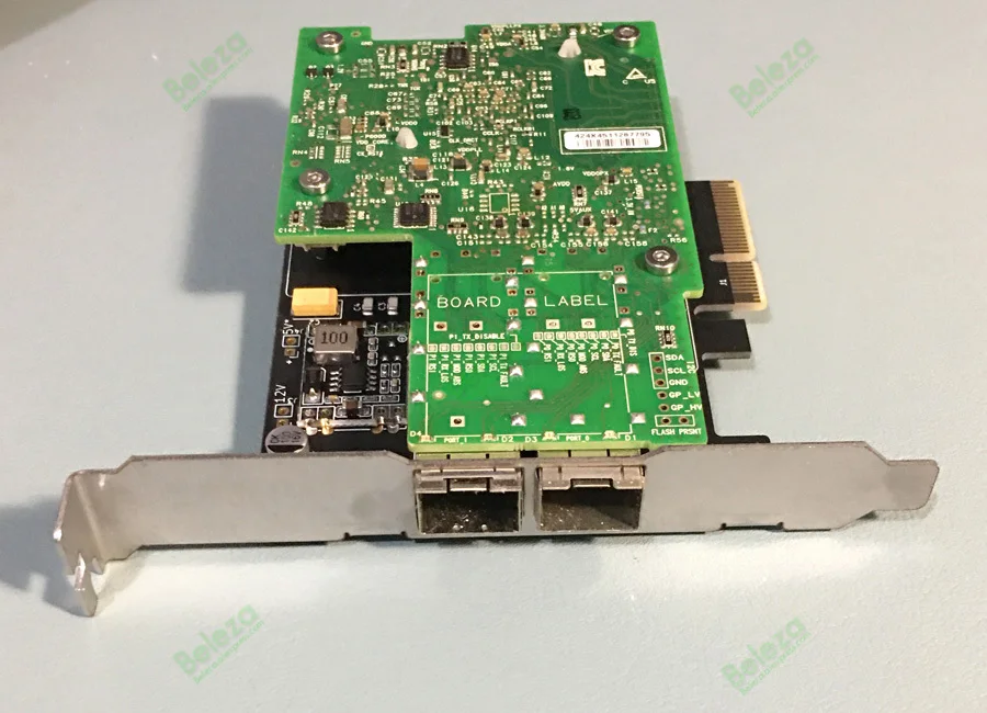 Mellanox ConnectX-3 PCI-E NIE 10G SFP + Mrežno sučelje karta 10 Gigabitne mrežne kartice SFP + 10G dual-port vlakana MCX342 MCX341A Slika 0