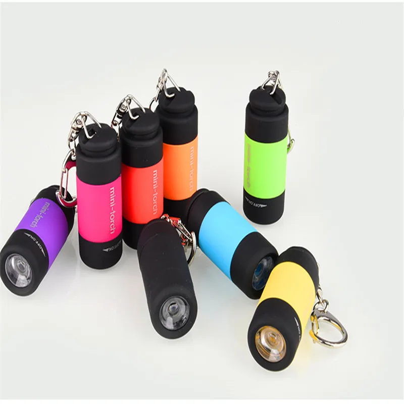 Led Lampa USB Charg 0,5 W 25Lum Prijenosni Led Mini Svjetiljka Ulične Alati Svjetiljku USB Punjiva Privjesak kamp Opremu Slika 0