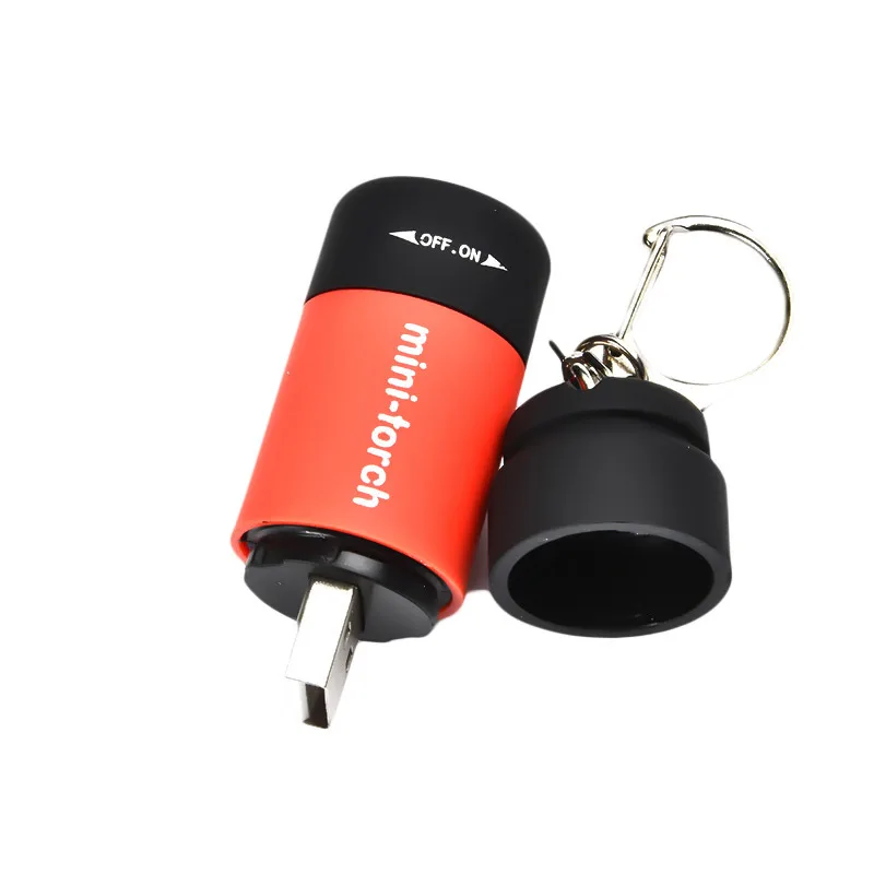 Led Lampa USB Charg 0,5 W 25Lum Prijenosni Led Mini Svjetiljka Ulične Alati Svjetiljku USB Punjiva Privjesak kamp Opremu Slika 5