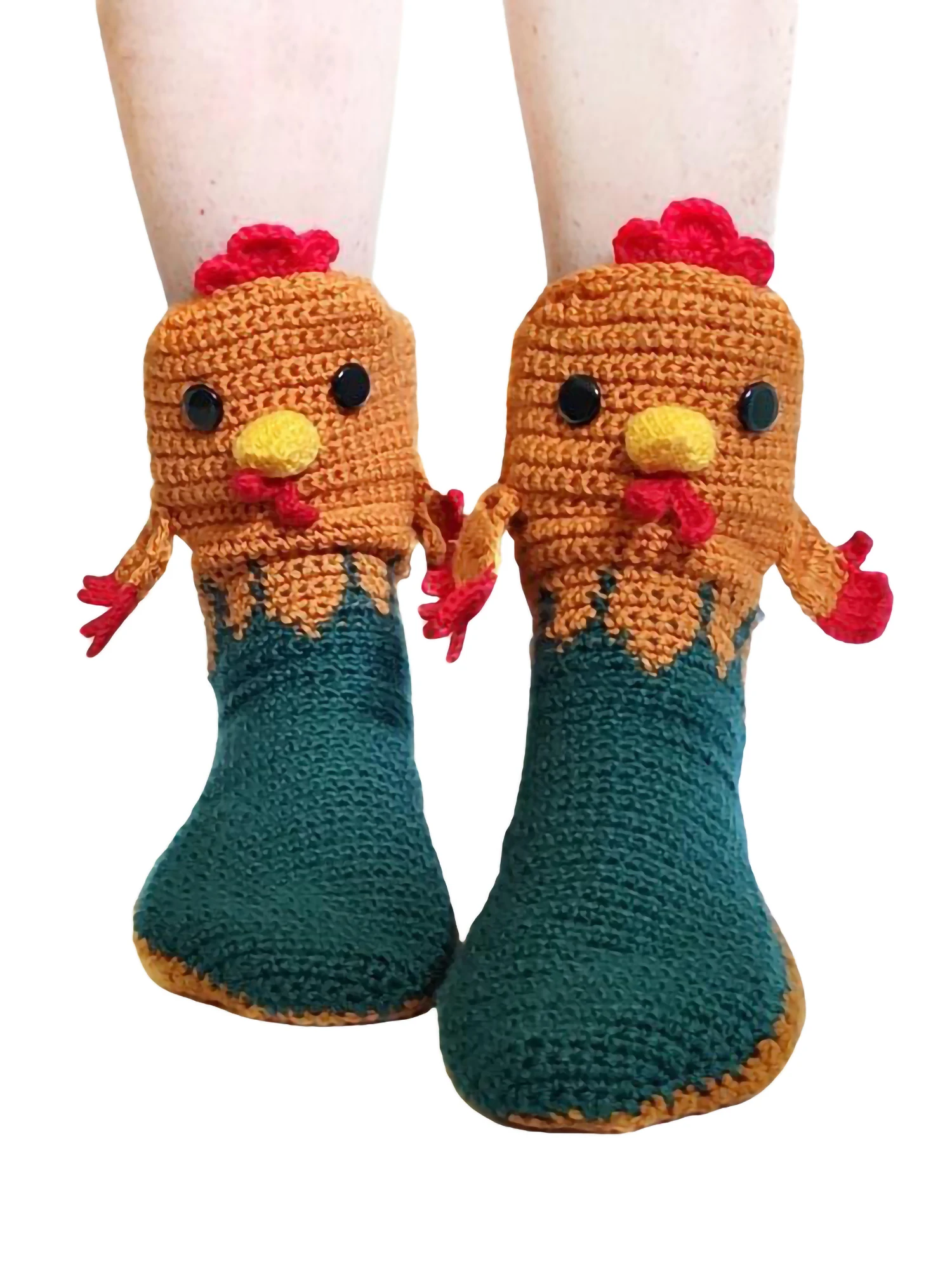 Ženske Pletene Čarape Od Krokodilske Kože, Zabavne Nove Čarape sa Životinjama, Zimske Tople Čarape Slika 2