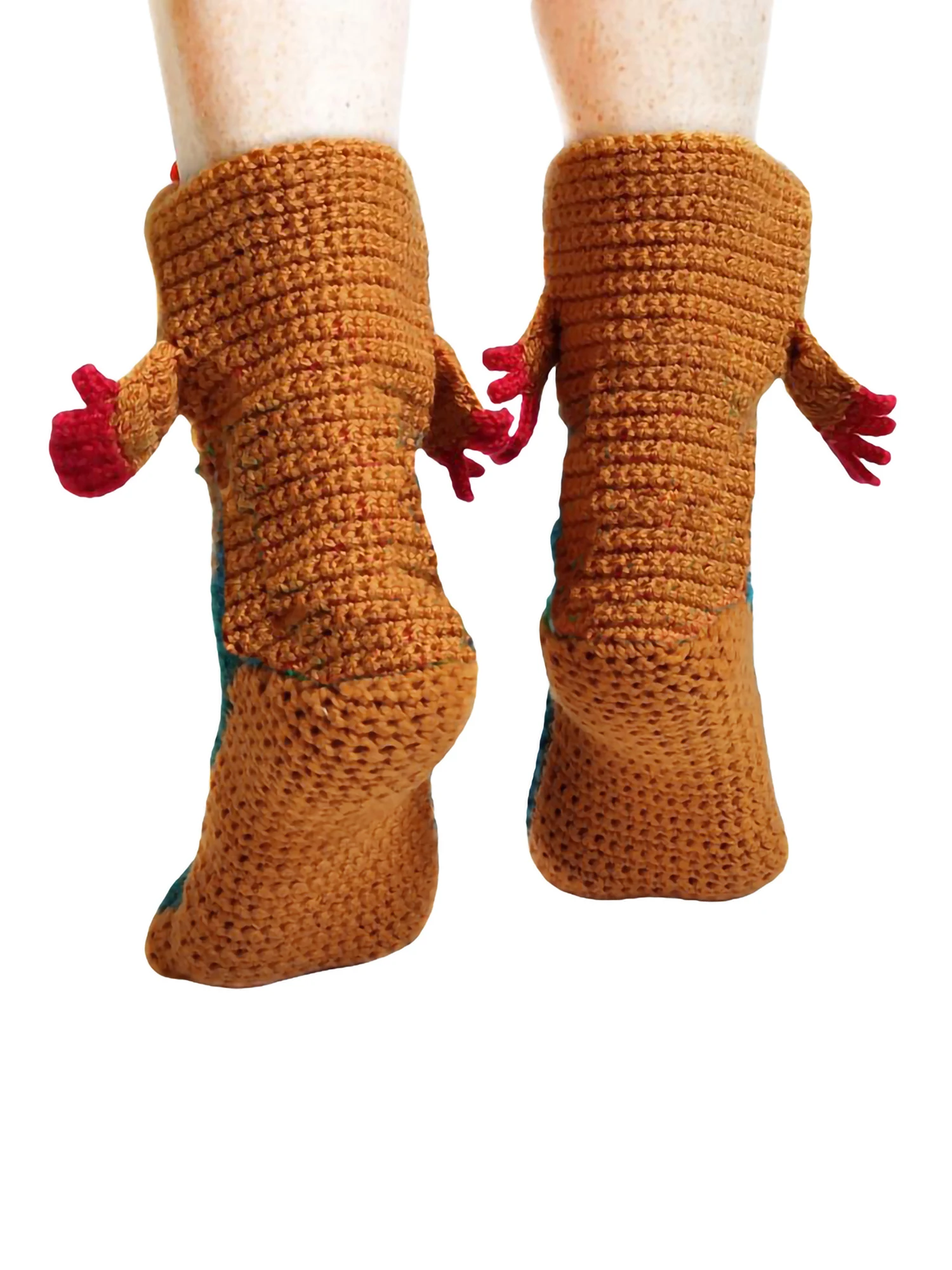 Ženske Pletene Čarape Od Krokodilske Kože, Zabavne Nove Čarape sa Životinjama, Zimske Tople Čarape Slika 4