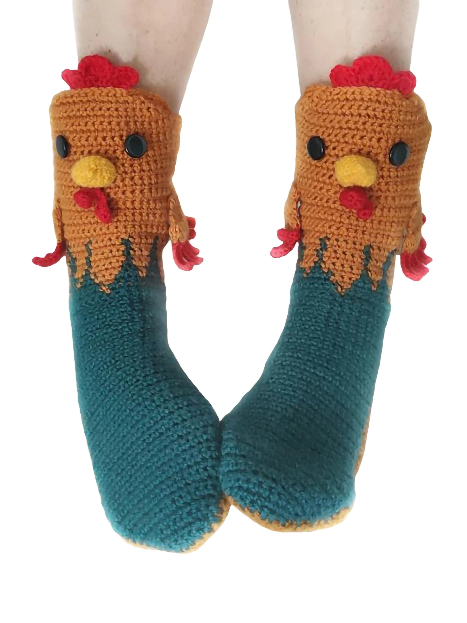 Ženske Pletene Čarape Od Krokodilske Kože, Zabavne Nove Čarape sa Životinjama, Zimske Tople Čarape Slika 5