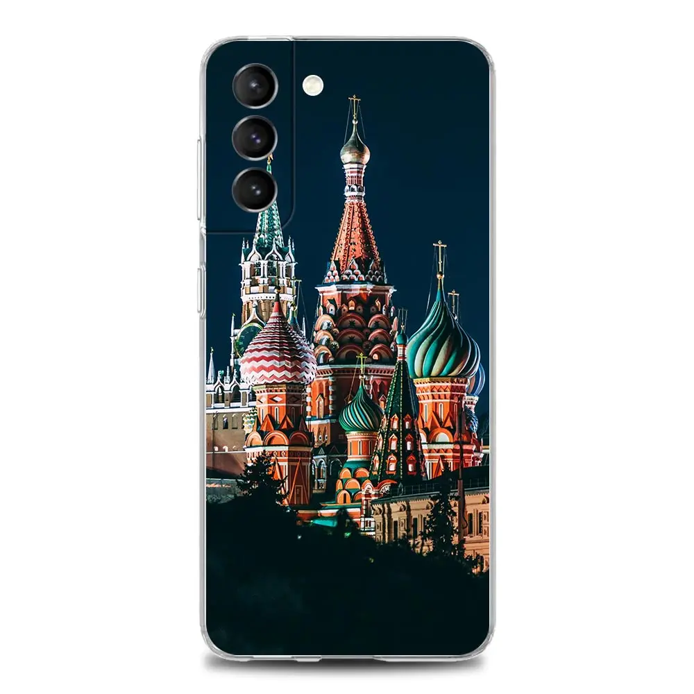 Zastava Ruskog Carstva Kaput Prozirna Torbica za Telefon Samsung S9 S10 4G S10e Plus S20 S21 Plus Ultra FE 5G M51 M31 S M21 Mekan Silikon Slika 2