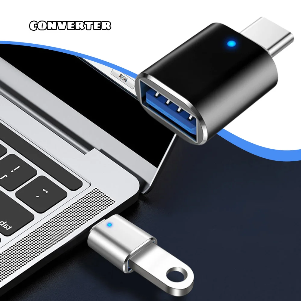 USB 3.0 Adapter Type C USB C OTG Adapter je Pretvarač Za Macbook Huawei Samsung Oneplus OTG Priključak Tipa C S USB Adapterom Slika 3