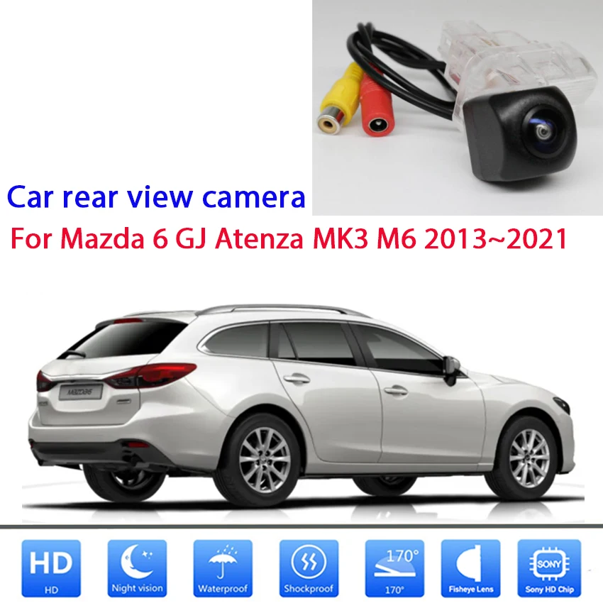 Stražnja kamera Za Mazda 6 GJ Atenza MK3 M6 2013 2016 2017 2018 2019 2020 2021 Noćni Vid Vodootporne Sigurnosna Kamera Slika 1