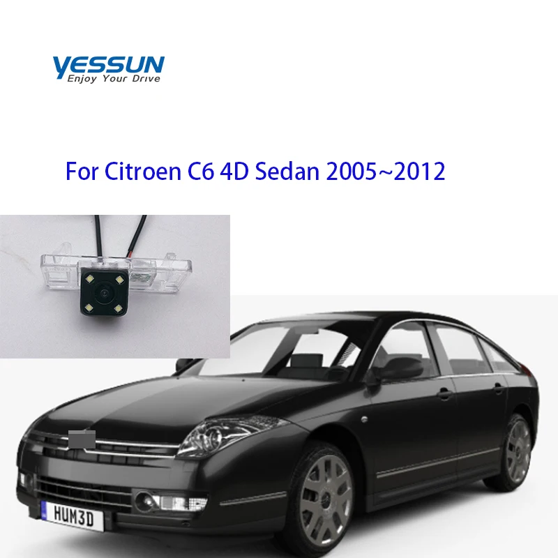 Yessun Auto Oprema za Noćnu vožnju unazad kamera Za Citroen C6 2005 ~ 2012 C6 limuzina stražnja kamera Slika 4