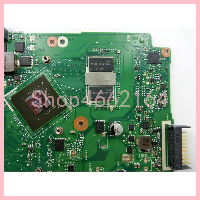 X550MJ N2840/N2940/N3540 Procesor GT920M Bez Memorije Matična ploča Za ASUS X550M Y582M X550MD X550MJ X552M Matična ploča koristi Laptop Slika 4