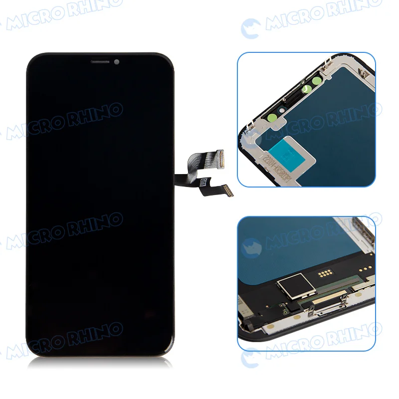 OLED LCD Displej Za iPhone X XS XR 11 Pro Max Bez Mrtvih Piksela S 3D Zaslon osjetljiv na Dodir Digitzer Sklop Zamjena Za iPhone X Zaslon Slika 0