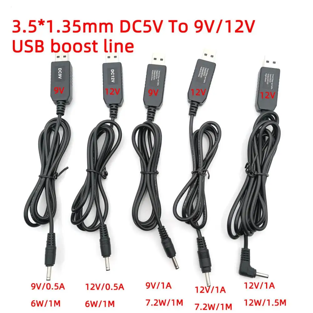 USB step-up žice DC 5 do 9 NA 12 v DC Konektor 5,5x2,1 5,5 mm*2,5 napajanje za mobilni telefon modula za Napajanje step-up Konverter Kabel Kabel Slika 4