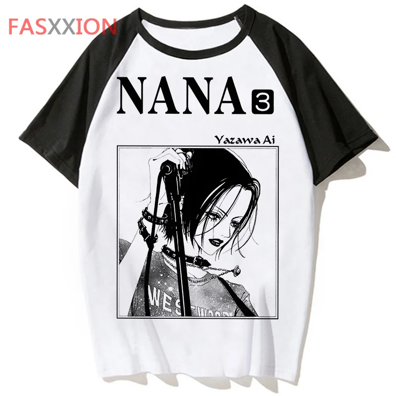 Nana anime majica muška hop harajuku zabavna majica za top majice odjeća hip ulica muška majica Slika 0