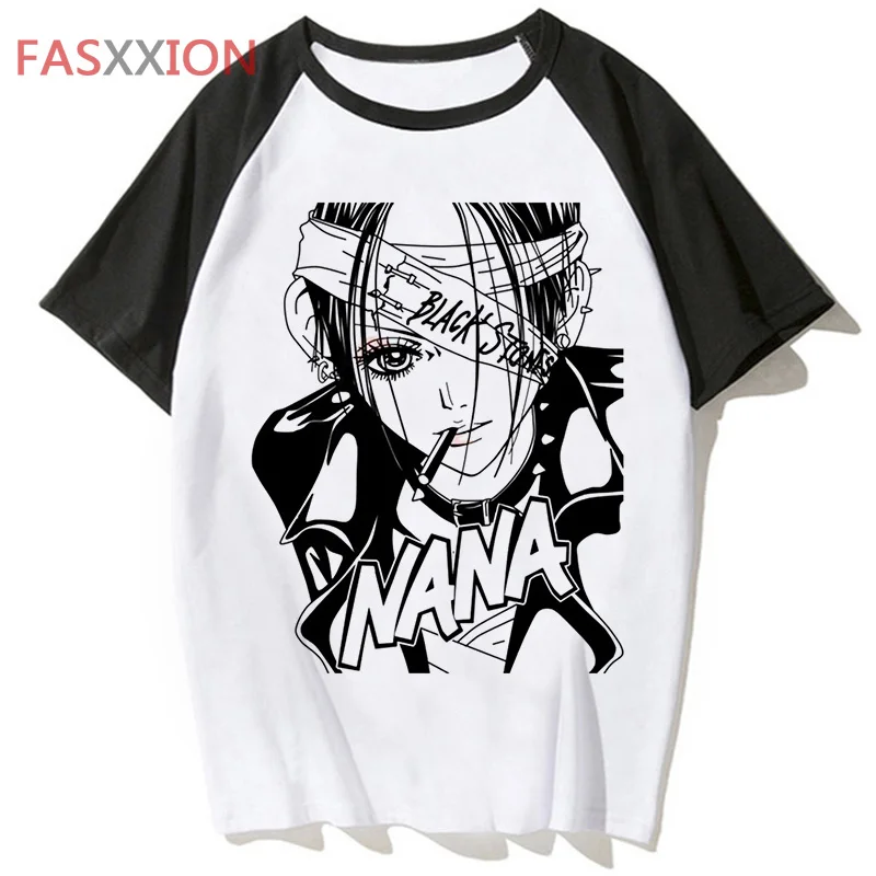 Nana anime majica muška hop harajuku zabavna majica za top majice odjeća hip ulica muška majica Slika 3