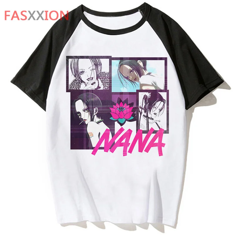 Nana anime majica muška hop harajuku zabavna majica za top majice odjeća hip ulica muška majica Slika 4