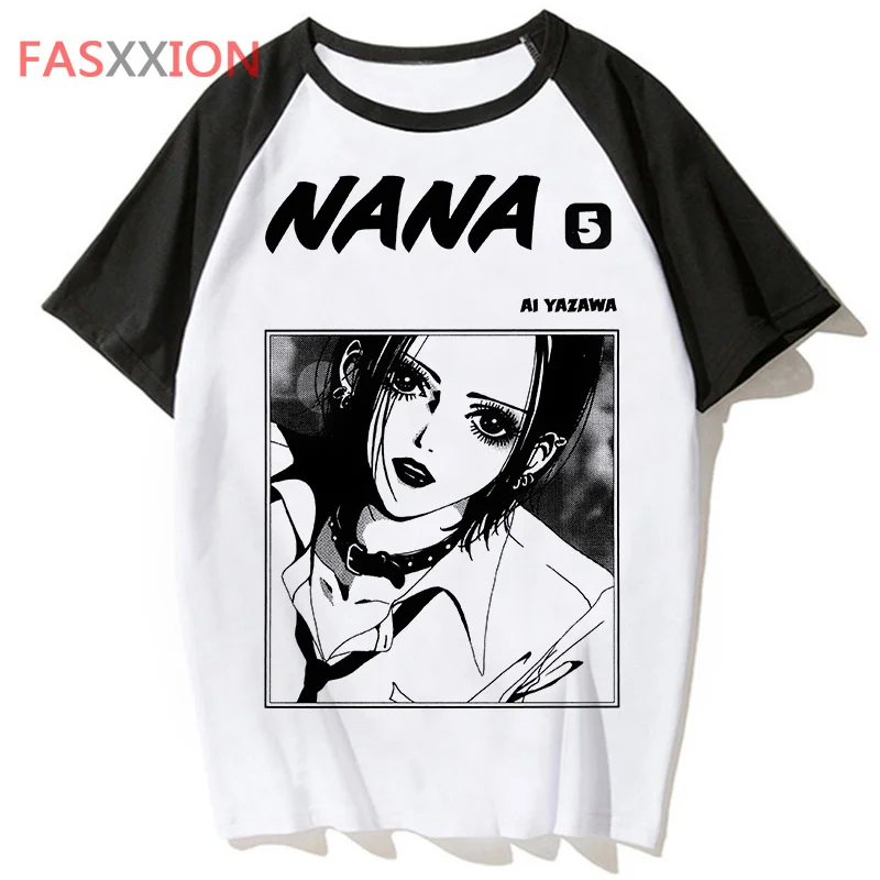 Nana anime majica muška hop harajuku zabavna majica za top majice odjeća hip ulica muška majica Slika 5