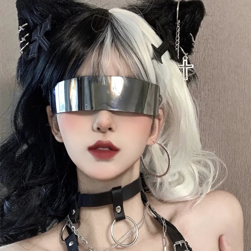 Y Demo Harajuku Gotička Mačje Oči Punk Križ U Krugu Bobby Pin Za Kosu Za Žene Slatka Pribor, Ručni Rad Slika 1
