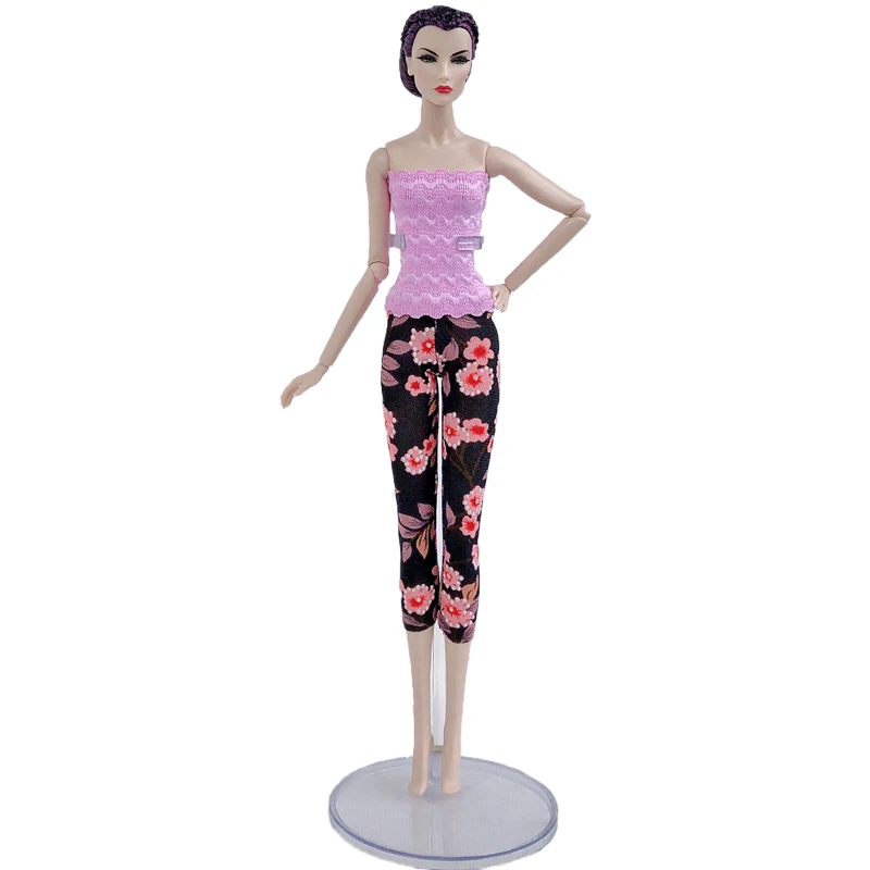 5 compl./lot, random funky lutkarska odjeću za Barbie lutke, čipke top i kratke hlače, Tajice, Odjeću Za Barbie lutke pribor za lutke 1/6 Slika 1