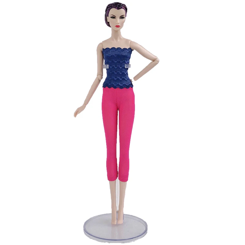 5 compl./lot, random funky lutkarska odjeću za Barbie lutke, čipke top i kratke hlače, Tajice, Odjeću Za Barbie lutke pribor za lutke 1/6 Slika 5