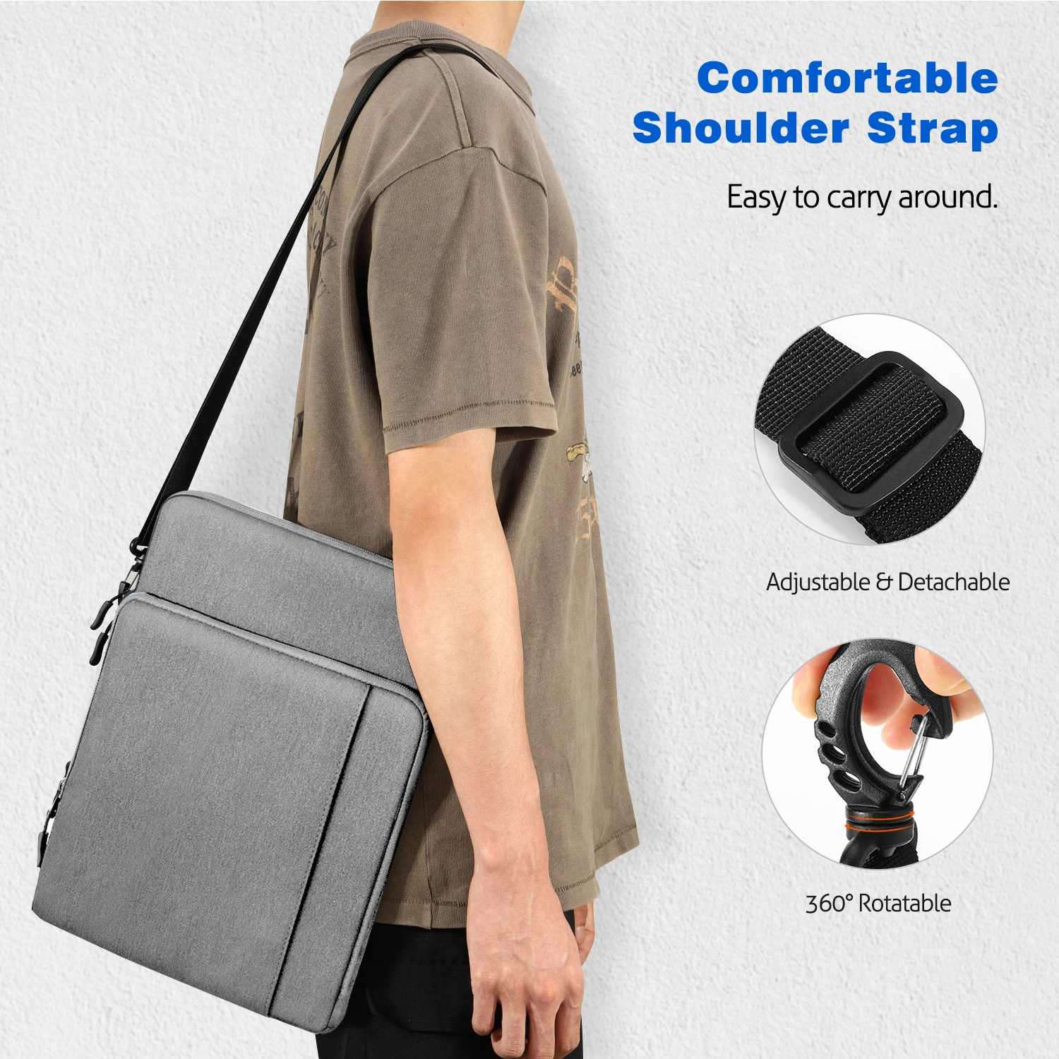 Torba-rukav za prijenosno računalo 13,3 inča, Radiouredaj torba-torbica s džepovima za Retina MacBook Air 13,3 2018/Pro 13,3 2020 Slika 5