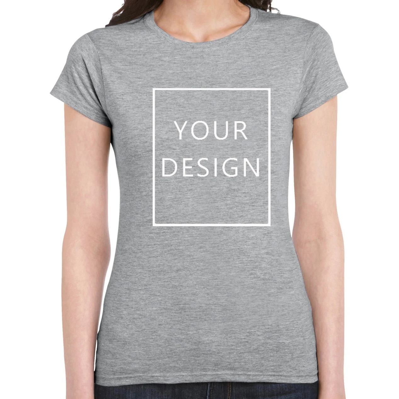 Novi Svoj VLASTITI Dizajn, Ženska t-shirt s Logom marke/Slike na red, tanka majica s uzorkom 