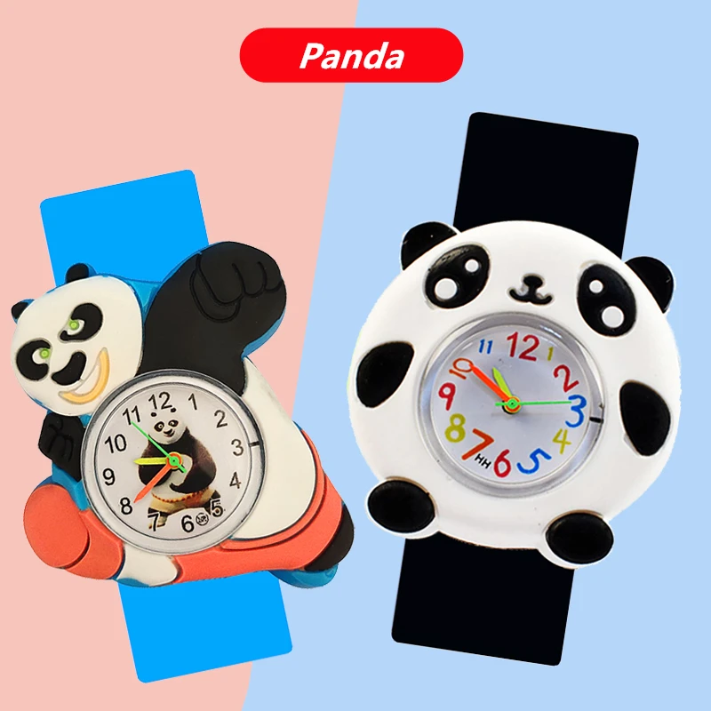 Kina Panda Igračku Dječji Sat 2-15 Godina Djeca Kognitivni Narukvica Vremena Dječji Kvarcni Sat Dječaci Djevojčice Satovi Djecu Satovi Slika 3
