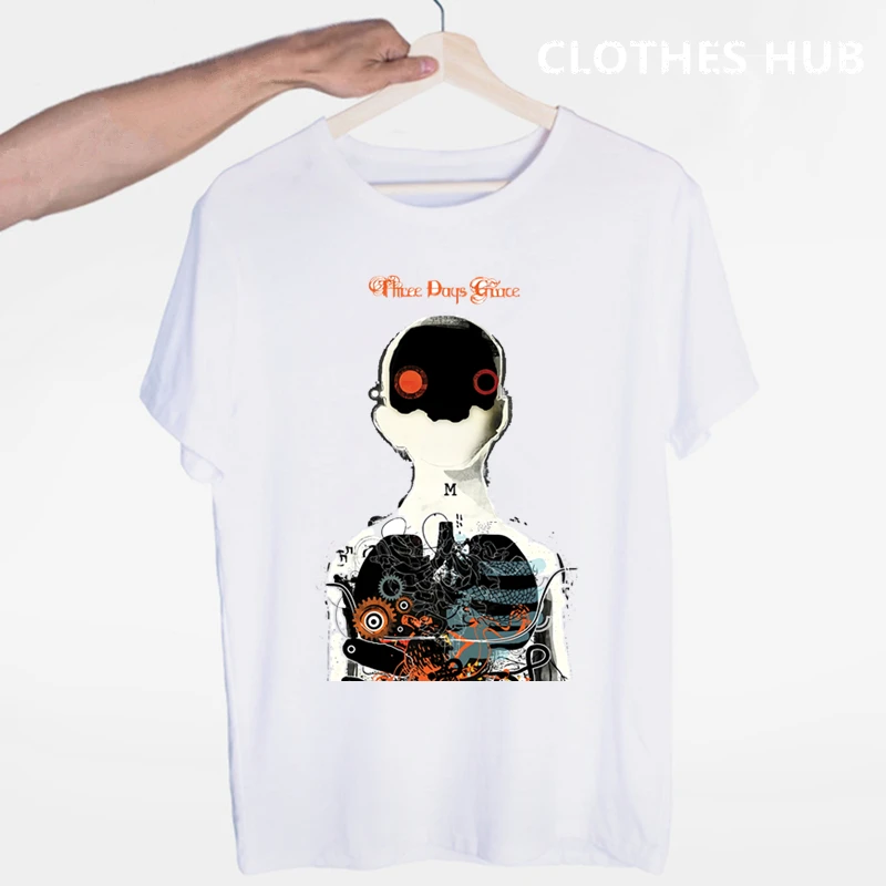T-shirt Three Days Grace Music Band S Okruglog izreza i Kratkim Rukavima, Ljetna Casual Moda, Muška i Ženska t-Shirt Unisex Slika 2