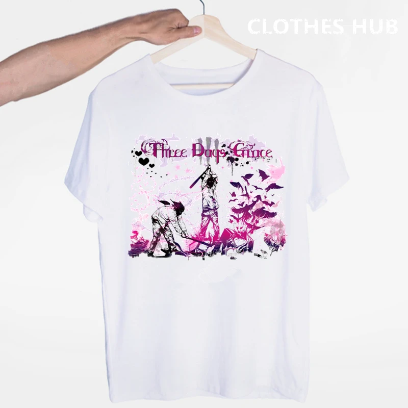 T-shirt Three Days Grace Music Band S Okruglog izreza i Kratkim Rukavima, Ljetna Casual Moda, Muška i Ženska t-Shirt Unisex Slika 3