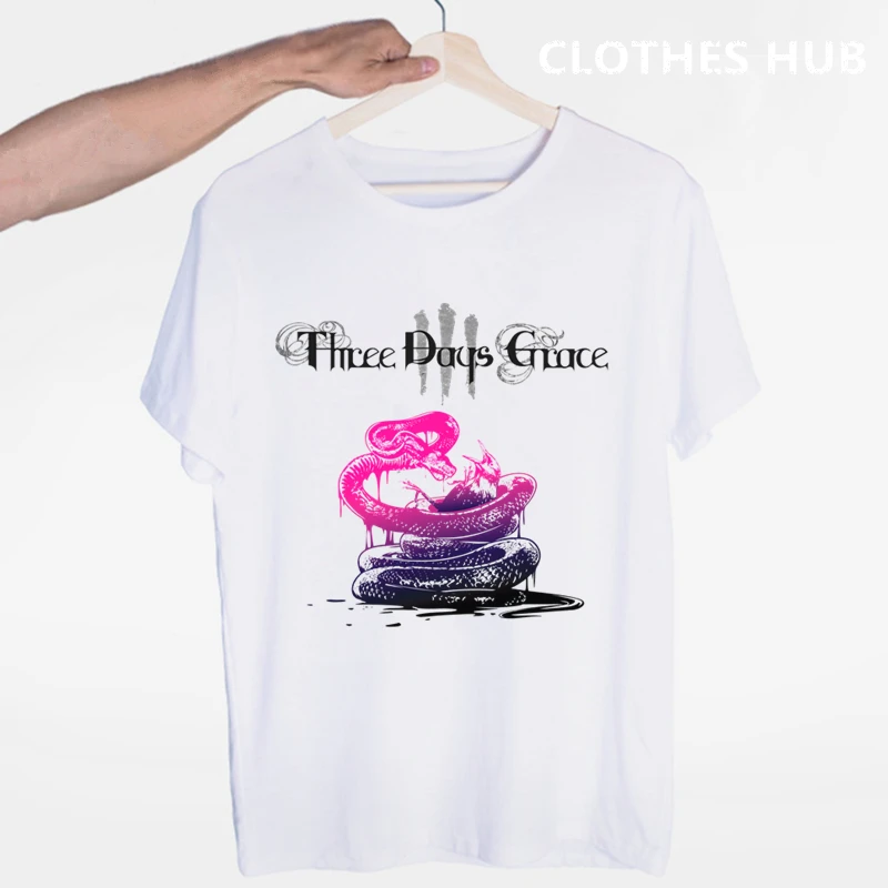 T-shirt Three Days Grace Music Band S Okruglog izreza i Kratkim Rukavima, Ljetna Casual Moda, Muška i Ženska t-Shirt Unisex Slika 5