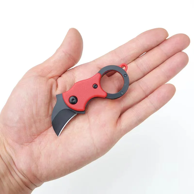 Eagle Claw Nož Kreativni Mini Vanjski Prijenosni Alat Prijenosni Oštar Nož na Sklapanje Privjesak za ključeve Slika 4