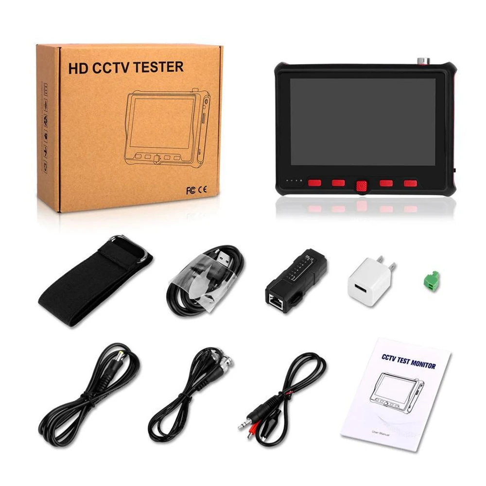 CCTV Tester 4,3 Inča Video Tester Ahd Monitor za video Nadzor AHD/CVI/TVI/CVBS RS485 PTZ Kontroler UTP Kabel Tester Slika 1