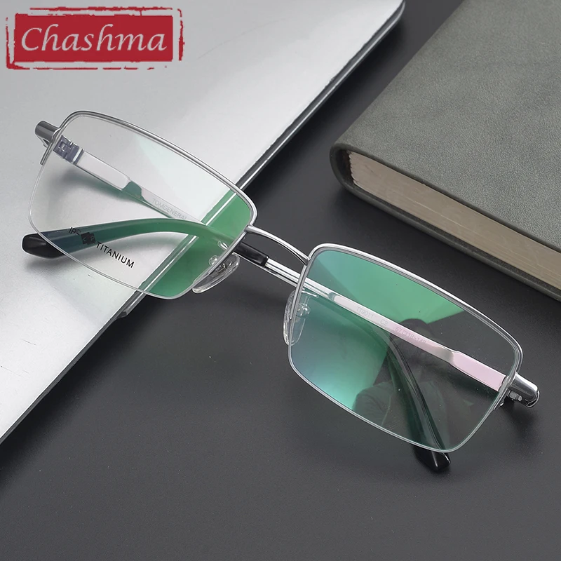 Chashma Kvalitetne Muške Naočale Na Recept Okvira Čisti Titan Bodovi IP Premaz Ne Gubi Boju Naočale Slika 0