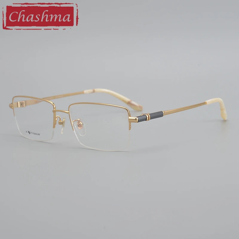 Chashma Kvalitetne Muške Naočale Na Recept Okvira Čisti Titan Bodovi IP Premaz Ne Gubi Boju Naočale Slika 4