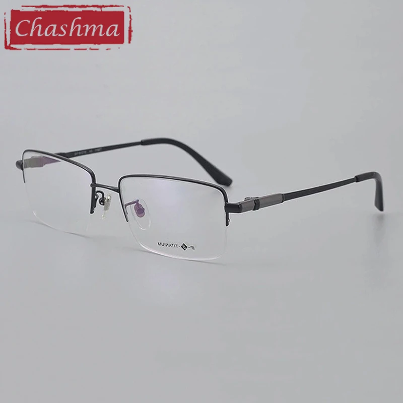 Chashma Kvalitetne Muške Naočale Na Recept Okvira Čisti Titan Bodovi IP Premaz Ne Gubi Boju Naočale Slika 5